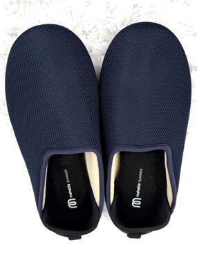 Mahabis Women's Summer Slippers Slip-On Loafers in Navy